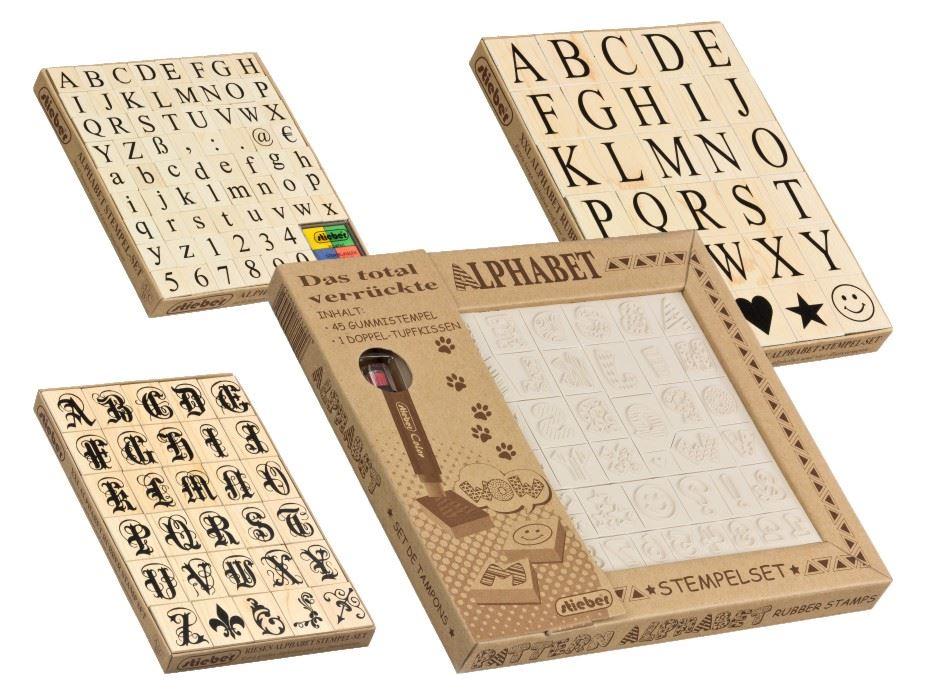 Alphabetstempelsets